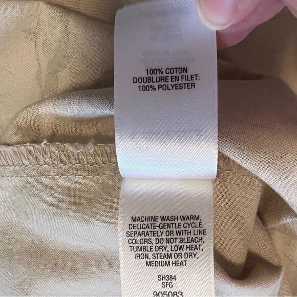 Cabela’s Fishing Shirt with hook and loop closures on pockets and back. Size L. - Picture 12 of 12